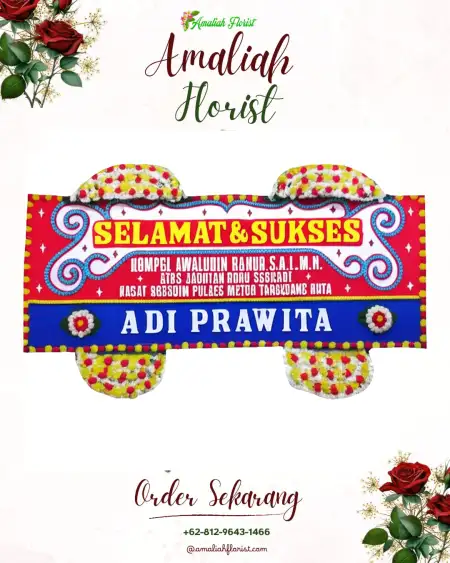 Papan Bunga Ucapan Selamat Taskombang